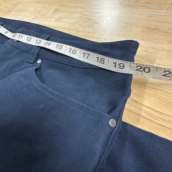 Lululemon ABC Crop Pant Relaxed Utilitech True Navy Men's Size 36 x 27 EUC - Picture 9 of 11